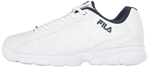 Fila Men's Fulcrum 3 Cross Trainer, White/White Navy, 9.5 D US