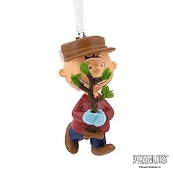 Hallmark Peanuts Charlie Brown with Tree Christmas
