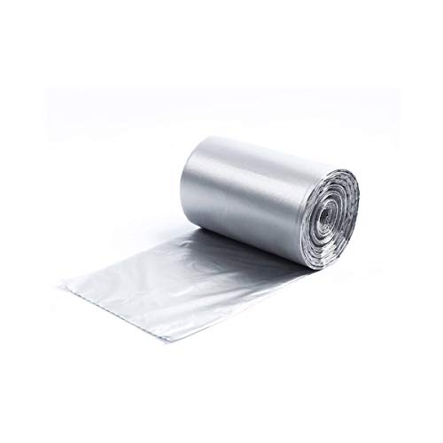 2.6 gallon trash can liners,Small Grey Garbage Bags 200,Extra Strong 1 2 3 Gal Trash Bag,Fit 4.5-6 liters trash Bin Liners for Home Office Kitchen(Grey)