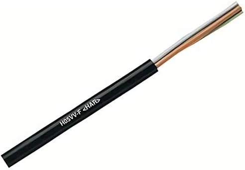 LAPP, 1601103, H05Vv-F 2X0.75 Black 18/2C Har Cable, 100FT