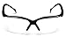 Pyramex SB1810S Venture II - Black Frame with Clear Lens Safety Glasses