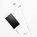 Amazon Basics in-Ear Headphones with Flat Cable and Universal Mic - Gold