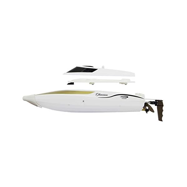 Obsession Speedboot 2,4G Li-Ion 7,4V - Akkustandsanzeige am Sender, wassergekühlter Motor, doppelter Rumpfverschluß mit… – Bild 4