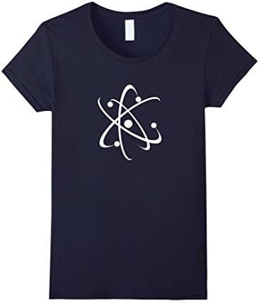 Womens Atomic Nucleus Graphic Tshirt XL Navy