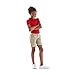 French Toast Girls' Stretch Pull-On Tie Front Short