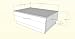 Blvd Coffee Table 221703 from Nexera, White