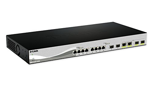 D-Link Systems 12-Port 10GBASE-T Web Smart Switch & 2 SFP+ Ports & 2 10GBASE-T/SFP+ Combo Ports (DXS-1210-12TC)