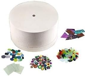 Microwave Kiln Kits (6pcs Set) -Large Microwave Kiln, COE90 Glass, Kiln Paper & More!
