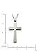 Stainless Steel Cross Necklace for Men – 24 In. Chain, Lobster Clasp, Cross Pendant, Black Gift Box – Quality Gifts, Everyday Collections by Blackbox Jewelry, 1.9x1.2x0.2 In.