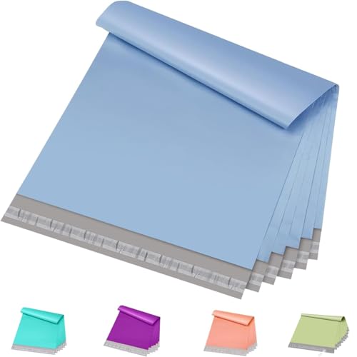 Photo 1 of *USED USED MINOR DAMAGES*Metronic Poly Mailers 24x24 50PC, Extra Large Shipping Bags Mailing Envelopes with Strong Adhesive, 2.5Mil Thick Mailers Poly Bags for Shipping, Mailing Bag Packaging Bag for Small Business, Haze Blue