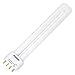 Sylvania 20318 13W Compact Fluorescent 4 Pin Single Tube 4100K 4-PACK