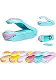 Quality 2-Pcs Mini Portable Handheld Bag Sealer Set By Merkalia - Two Manual Heat Sealers For Food Storage & Snack Bags & Containers - For Plastic & Aluminum Bags - 10 x 4 x 4.5 Cm
