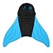 BE FINE Monofin for Kids and Adults,Fin Mermaid Tail for Swimming(Pink,Blue,Black)