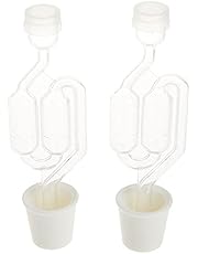 Twin Bubble Airlock and Carboy Bung (Pack of 2)