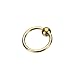 18 Pieces Captive Bead Ring BCR and Horseshoe Circular Barbell CBR (Nose, Ear) 18 Gauge 5/16