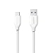 USB Type C Cable, Anker Powerline USB C to USB 3.0 Cable (3ft) with 56k Ohm Pull-up Resistor for Samsung Galaxy S10, S9, S8, S8+, Galaxy Note 8, Sony XZ, LG V20 G5 G6 and More