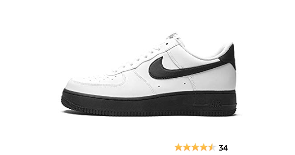 Nike Heren Schoenen Air Force 1 Laag Wit Zwart Zool CK7663-101, Wit Zwart  Wit, 39 EU : Amazon.nl: Kleding, schoenen \u0026 sieraden