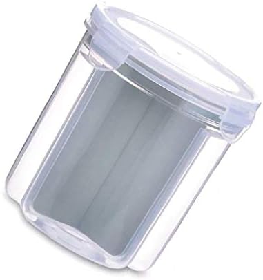 Compartment Food Storage Container PP Clear Cereal Kitchen Organizer Airtight Rotating Lid Snacks Storage Box xuanL