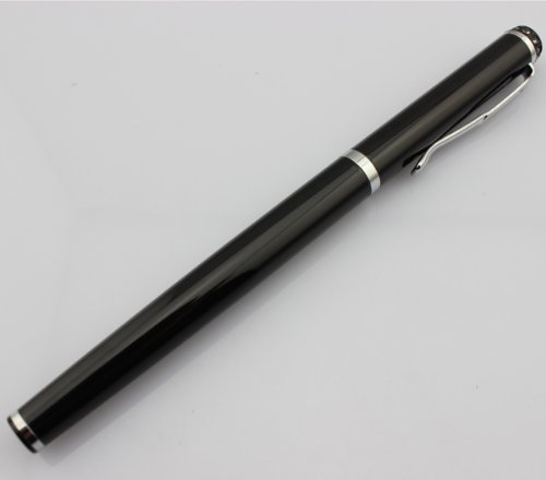 Gullor Advanced Rollerball Pen Jinhao 301 Black with Zirconium Diamond