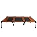 KOPEKS - Elevated Indoor Outdoor Portable Bed - Extra Large Size Brown Color