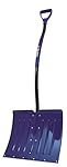 Truper 34076 Aluminum Shovel, with Metal Wear Strip, Ergonomic Steel Handle with Sleeve, 18-Inch