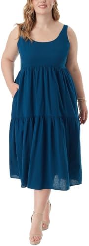 betsey johnson pebble crepe midi dress Betsey Johnson Women's Plus-Size Pebble Crepe Dress with Shoulder Ties, Think Pink, 20W at Amazon Women's Clothing store