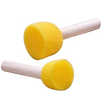 Buy Mayitr 20pcs Diy Sponge Stencil Brush Dabbers Sponge Tool