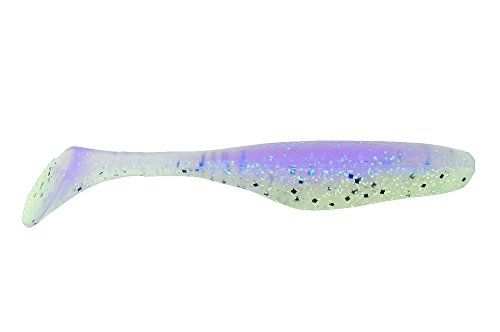 Bass AssassinSSA25328 Sea Shad, 4", Albino Halo