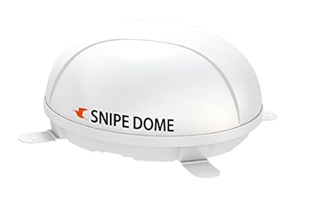 Selfsat 12893 Snipe Dome MN Vollautomatische Satelliten Antenne weiß