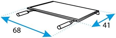 Imex El Zorro 71619 Stainless Steel BBQ Griddle, 68 x 41 cm, Grey - Image 3