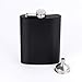 Flasks for Liquor for Men, Kmeivol Flasks For Liquor, Stainless Steel Hip Flasks Leak Proof Tested Pocket Flask Black 8 oz Durable Construction Flask and Funnel Set, Flasks for Liquor for Women