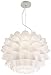 Possini Euro Design White Flower Hanging Pendant Lighting Fixture 25 1/4