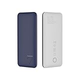 PURIDEA S5 7000mAh 2.1A Output Portable Charger, Dual USB Power Bank External Battery Backup Pack (2A Input Li-polymer Battery Banks) for Apple iPhone 5 6 Plus Samsung HTC Nokia LG Sony,Navy Blue