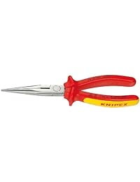 Knipex 2618200sba Alicates de punta larga con cortador, 1000 volt Estimada, 8 inch
