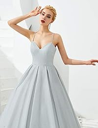 VKBRIDAL - Vestido de baile para mujer con purpurina