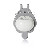 Chige Cute Cartoon Totoro Kids Wall Mirror Suction Cup Mount Toothbrush Holder Container Box Organizer Pocket Bathroom Stuff Mirror