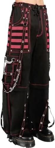 Amazon.com: Tripp NYC Interlace Pants with White Stitch [Black