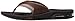 Reef Men's Leather Fanning Sandal, Brown/Brown, 11 M US