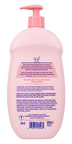 BABY MAGIC BABY LOTION WITH ORIGINAL BABY SCENT, CAMELLIA OIL & MARSHMALLOW ROOT, 30 OZ