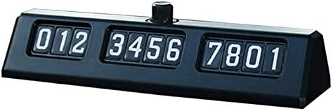YSHtanj Car Parking Card Interior Decoration Assembly Car Temporary Parking Card Phone Number Sticker Hidden Auto Plate Accessories - Black
