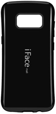 IFace Mall Slim Fashion Defense Shock Absorbing Impact Protection Grippy Bumper Cover Case for Samsung Galaxy S8 Plus (Black)