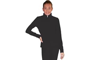 ChloeNoel JT811 Solid Fleece Fitted Elite Figure Skating Jacket w/Thumb Holes
