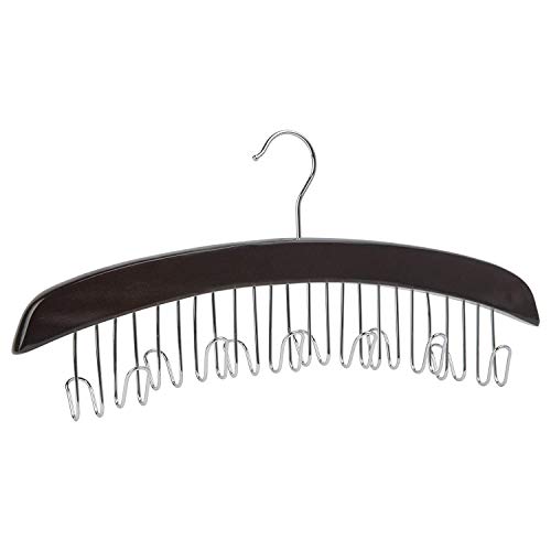 Richards Homewares Closet Accessories 12 Belt Hardwood Hanger Walnut (1-Pack) - Thumbnail 2