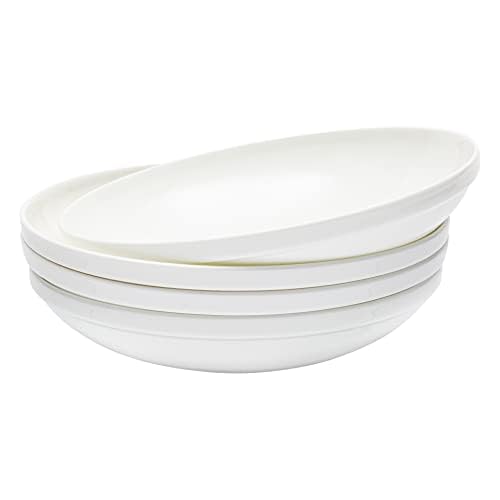 VIKKO PASTA BOWLS, 8.5 INCH SALAD BOWLS, WHITE...
