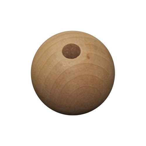 MyCraftSupplies Set of 25 Unfinished Wood Beads 25mm 1" Size Made in the USA