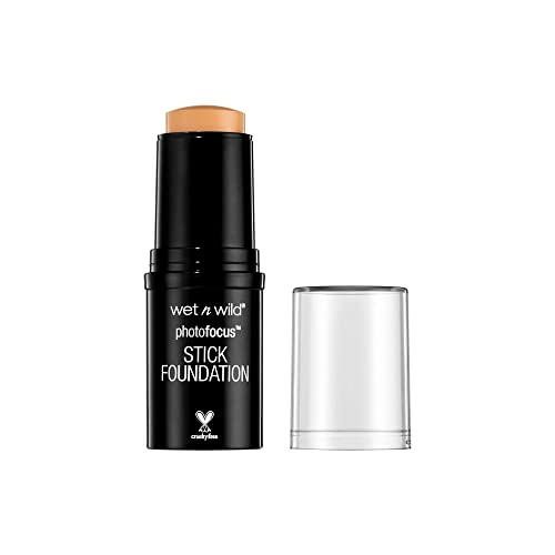 WET N WILD PHOTO FOCUS MATTE FOUNDATION STICK MAKEUP, CREAM BEIGE | VEGAN & CRUELTY-FREE