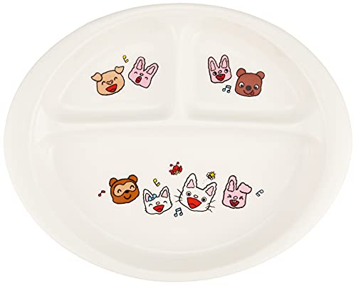 「 ノンタン 」 ランチプレート 皿 820117 日本製 23cm ホワイト