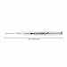 Monteverde USA Capless Gel Refill To Fit Montblanc Ballpoint Pens - Broad Point, Black (6 Pack) (M443BK)
