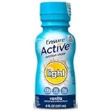 Ensure Light Vanilla Nutrition Shake, 8 Ounce -- 24 per case.