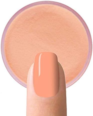 Npulse Coloured Acrylic Powder 10g Pot Builder or 3D Nail Art Polymer (25 Salmon Pink)